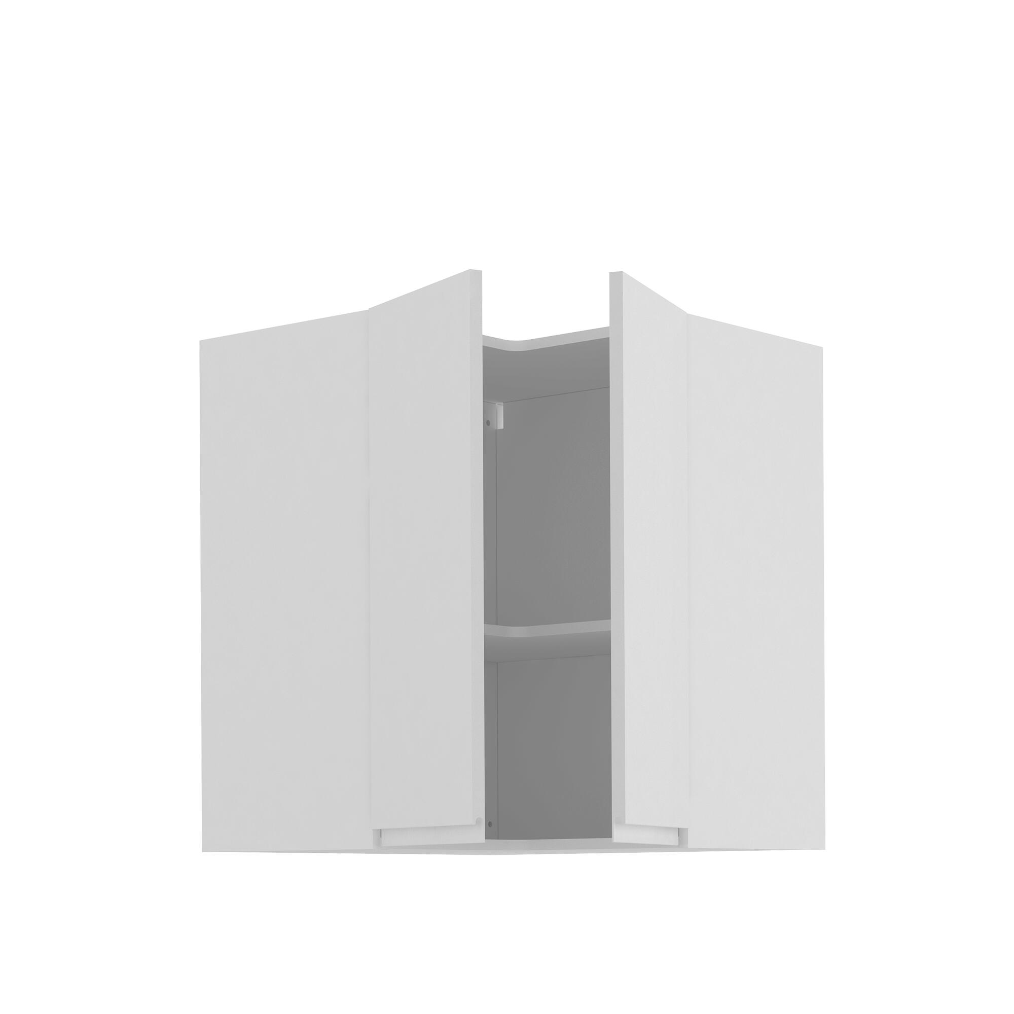 Mueble alto rincón de cocina delinia id tokyo blanco brillo 76,8 cm 1pta