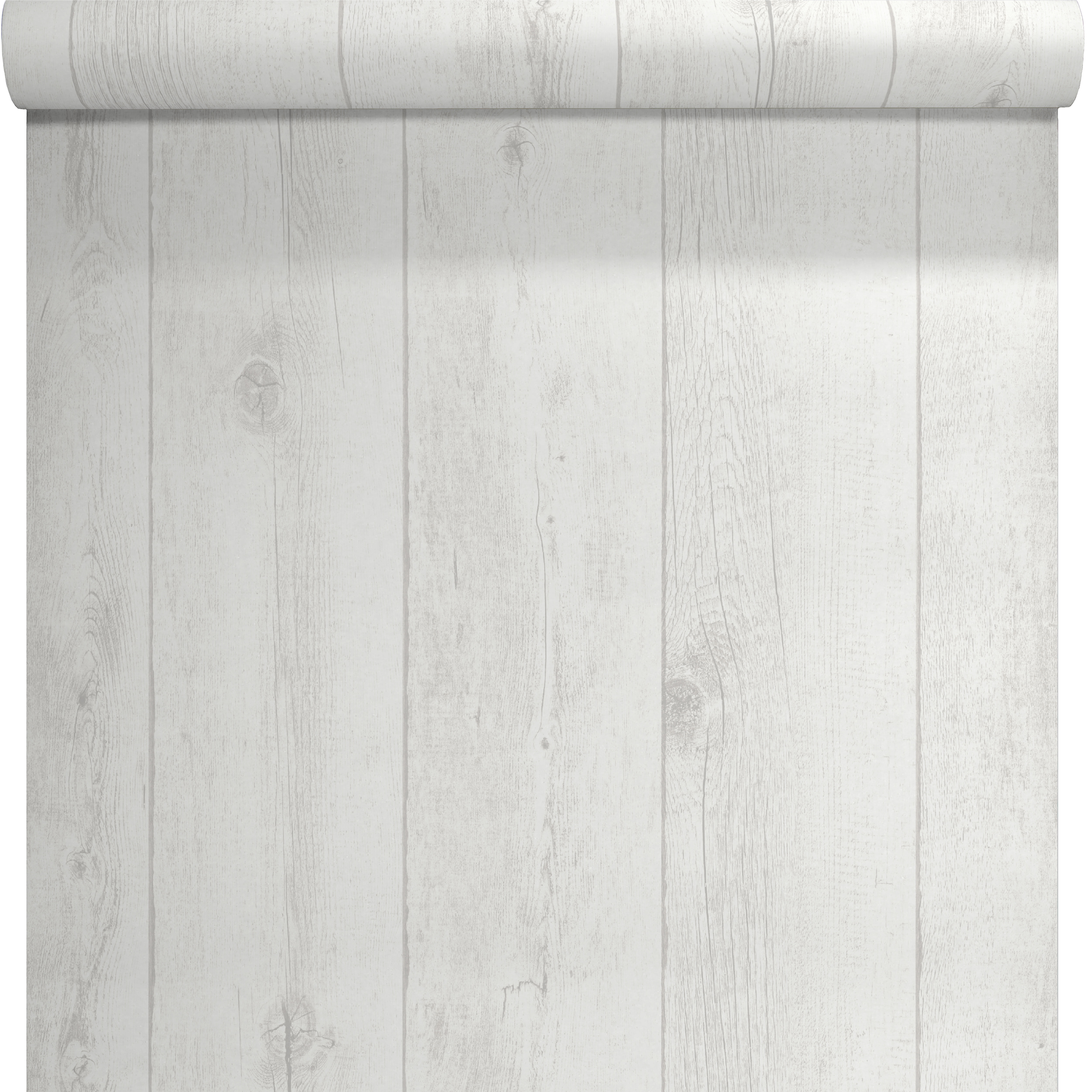 Papier peint vinyle sur intissé Planche de bois blanc - 8