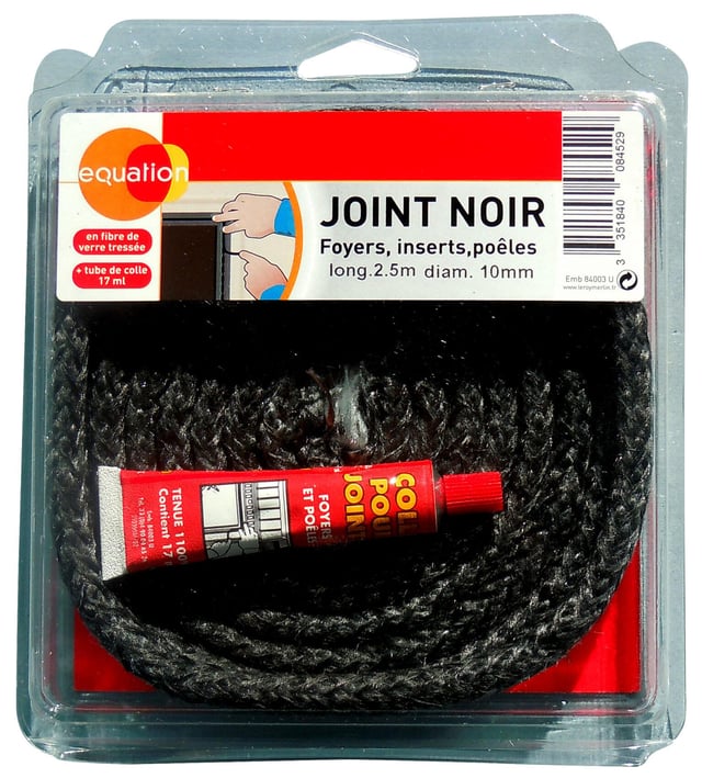 Joint en fibre de verre D10mm EQUATION, lg 2.50 m + colle
