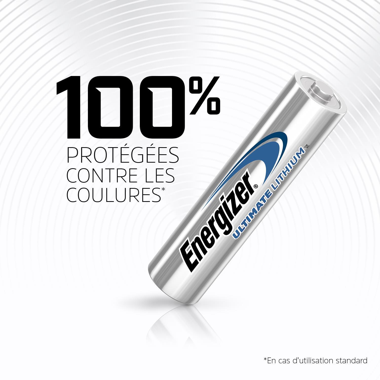 Lot de 4 piles LR03 AAA, ENERGIZER - 4