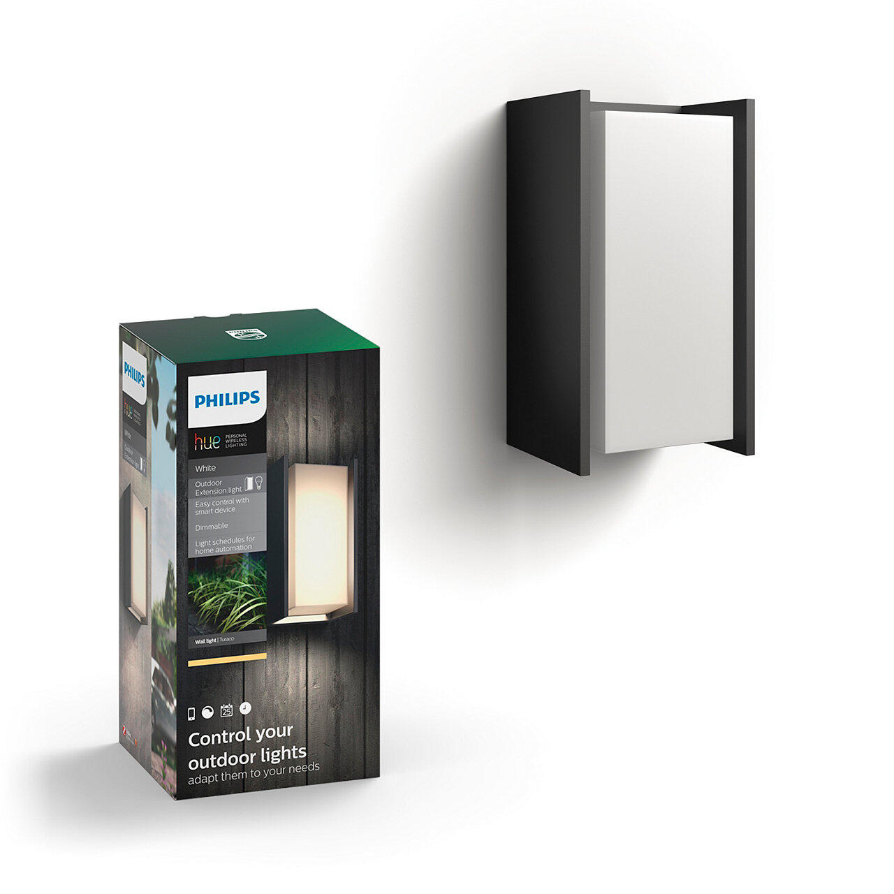 Applique extérieure, aluminium, gris, Turaco, PHILIPS HUE - 2