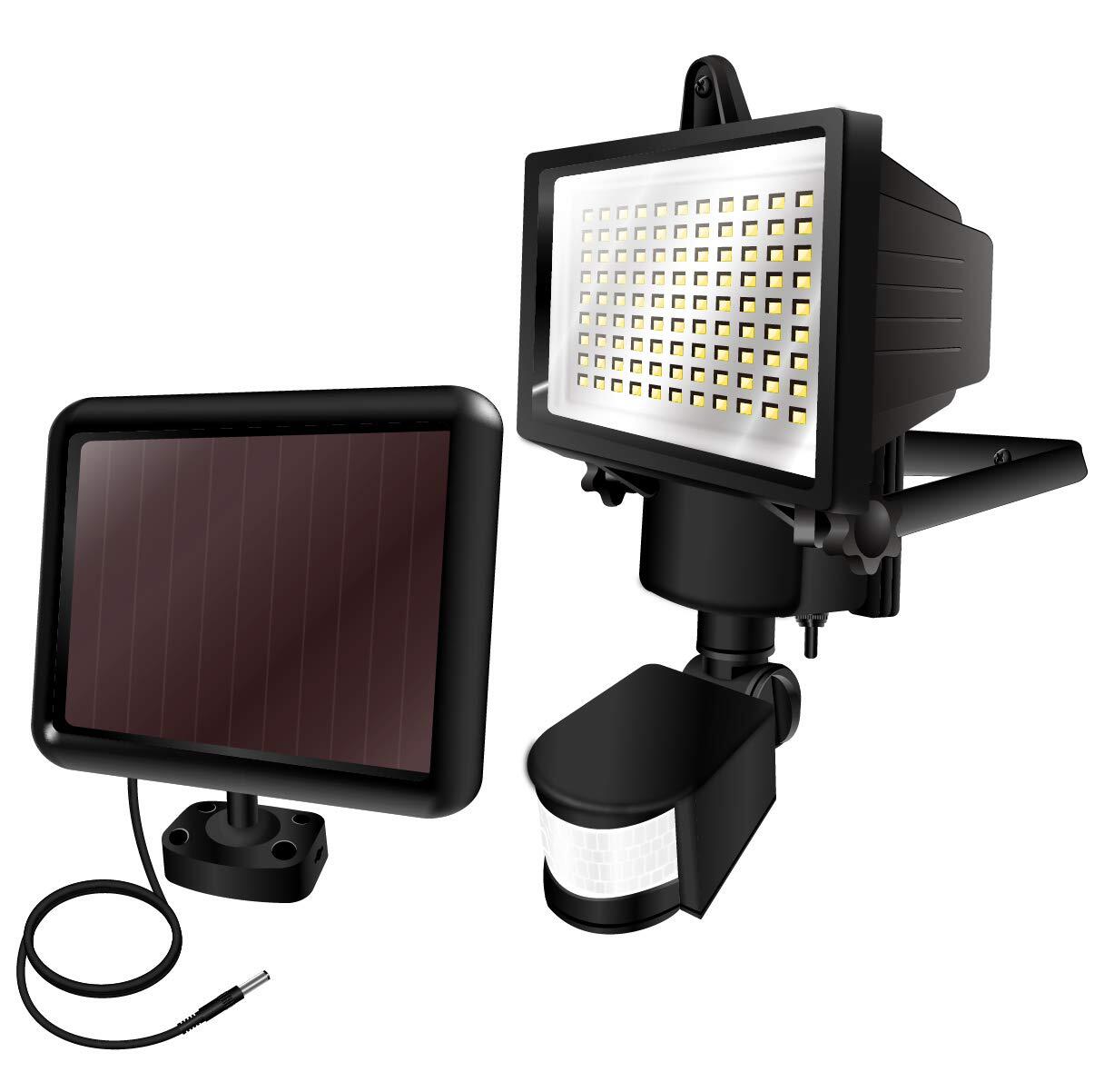 Projecteur à détection solaire Cooper black 1000 Lumens noir LUMIJARDIN - 4