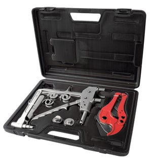 JEU D'OUTILS CLES A TUYAUTER TETES ARTICULEES TYPE CROWFOOT