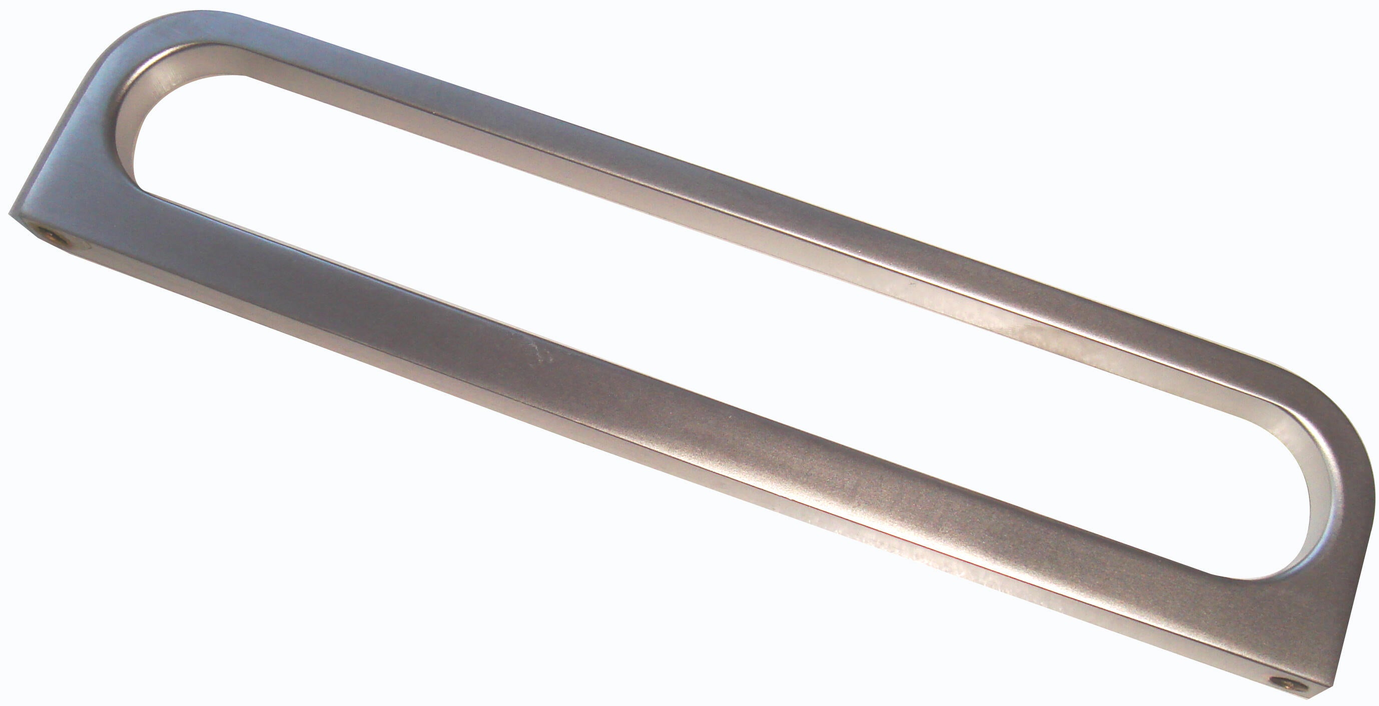 Poignée de meuble Fine, zinc argent satiné, entraxe 125 mm - 6