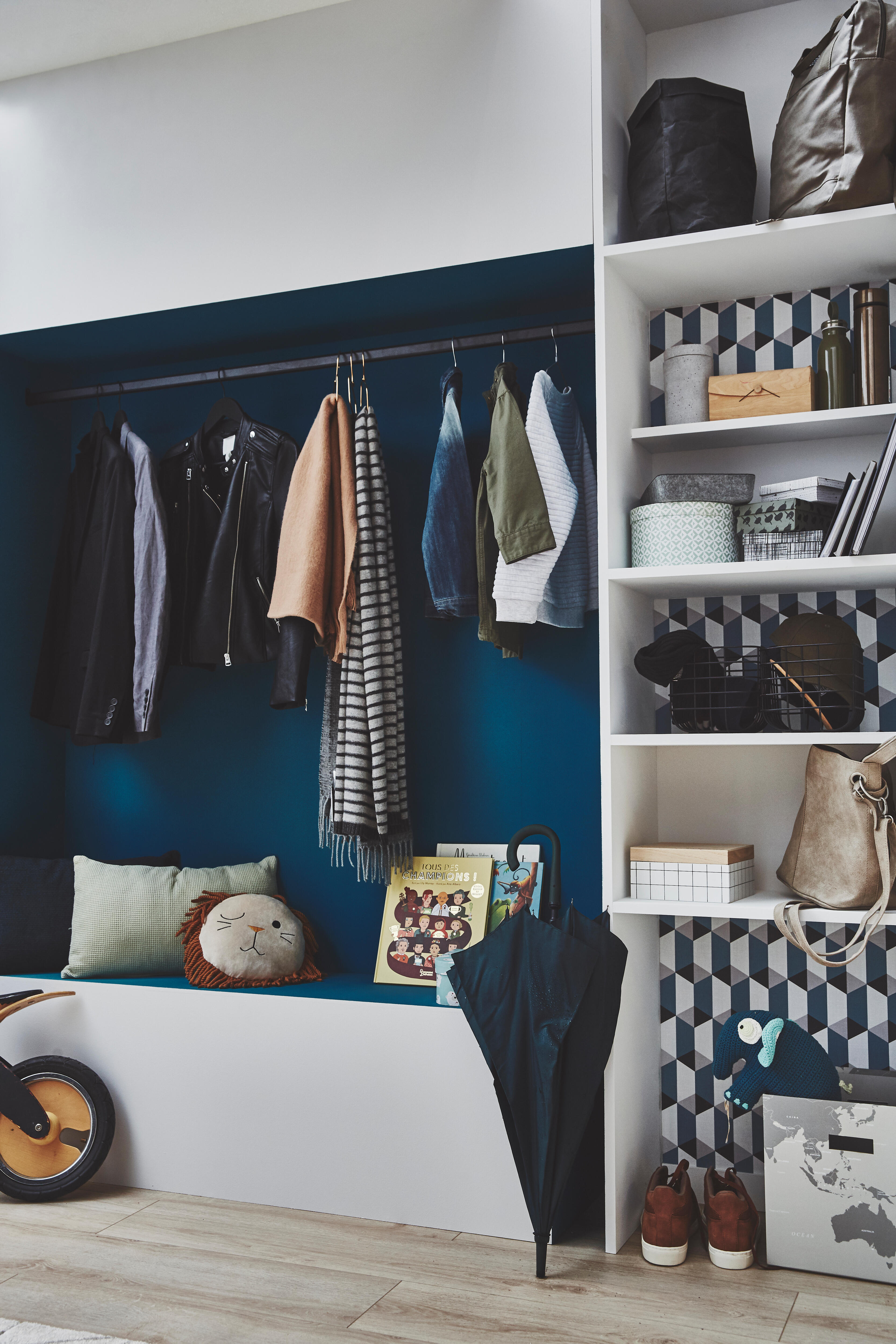 Créer une niche dans l’entrée Leroy Merlin