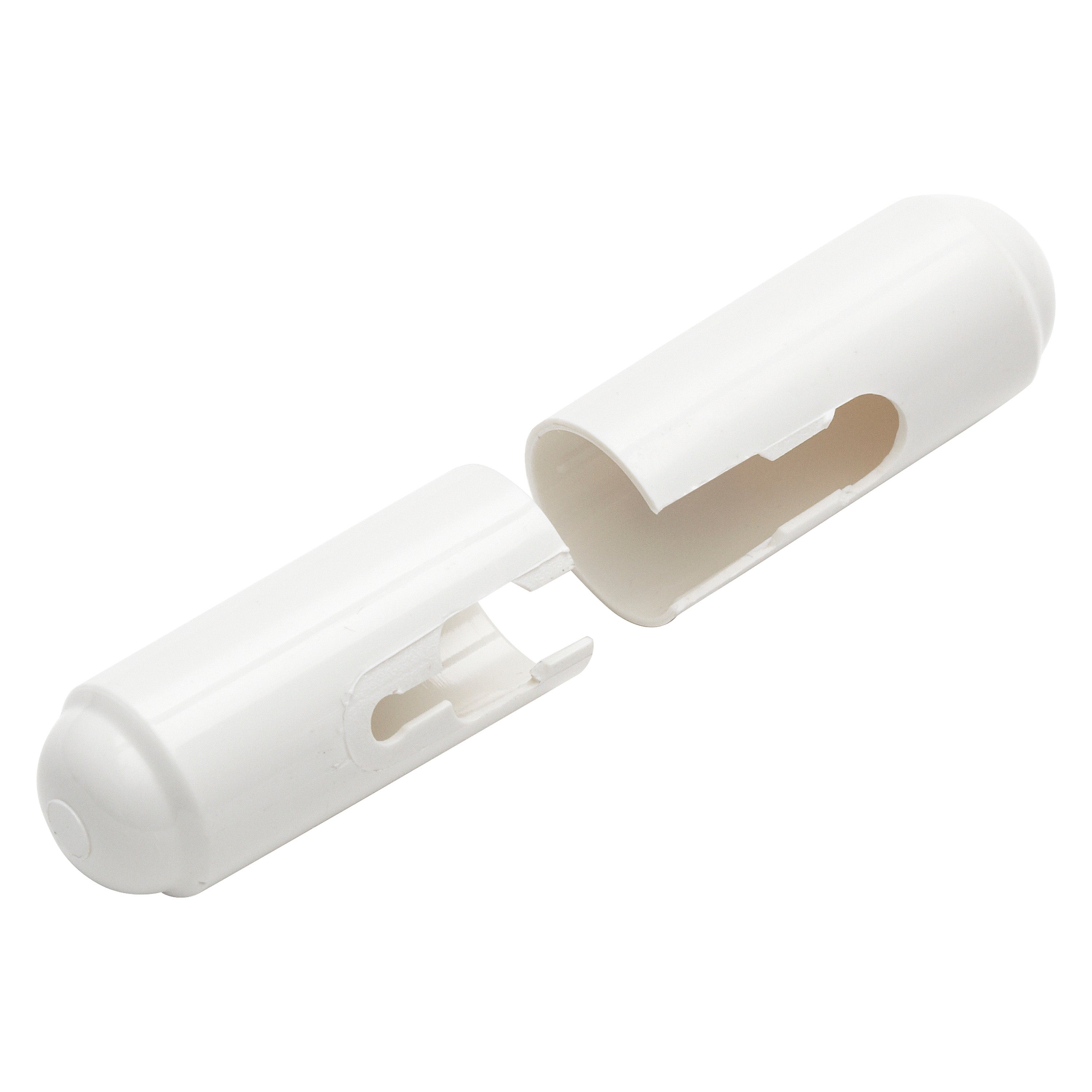 Caches paumelles blancs H.35 x l.15 mm pour Fenêtre PVC - 6 paires - 2