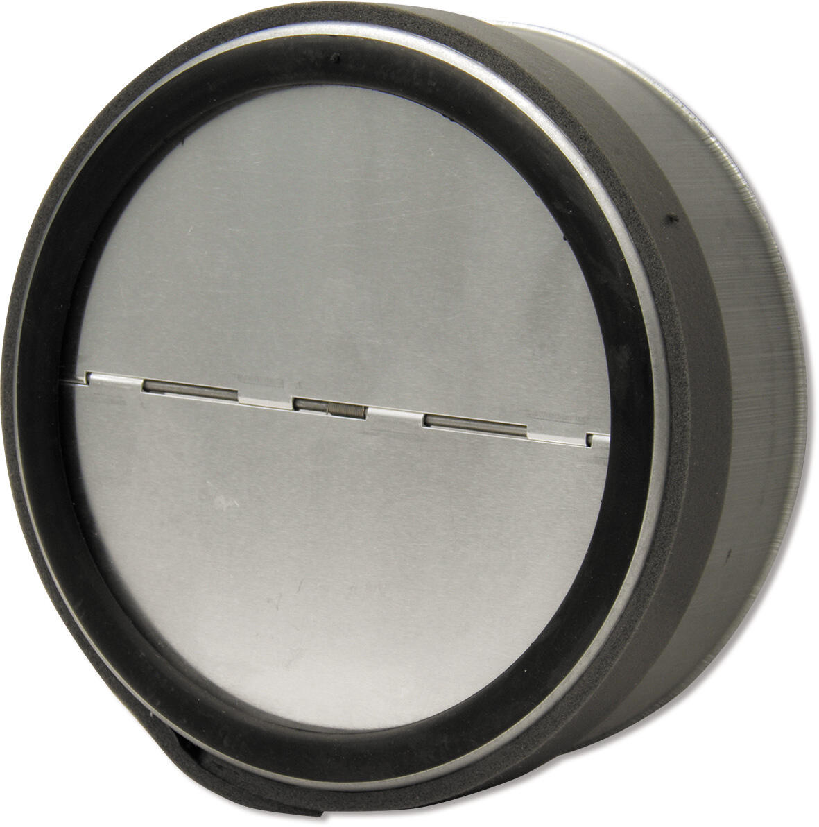 Clapet Anti Retour Hotte 100 Mm Raccord De Ventilation Silencieux En Acier Galvanisé Avec Clapet Anti-retour Automatique Et Joint En Caoutchouc Idéal Conduit Et Gaine VMC Et Hotte