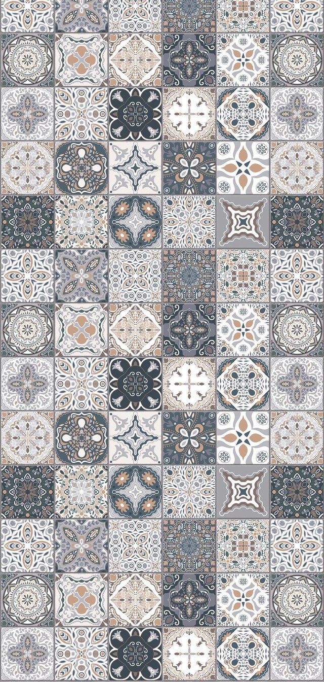 Panneau mural CARRELAGE MEDITERRANEE finition Mat L.100 cm x H.255 cm