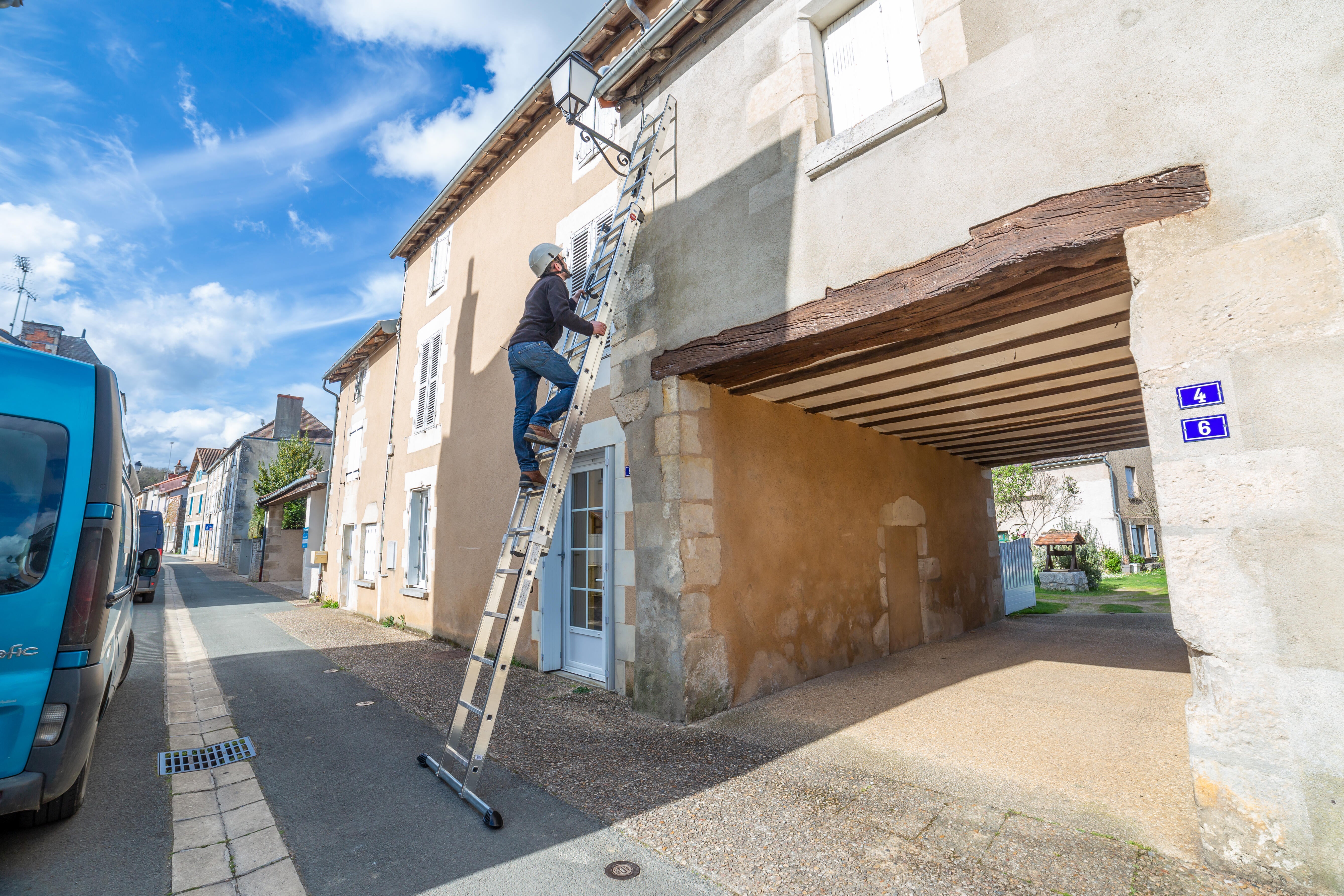 Echelle coulissante aluminium HAILO 2 marches - 5