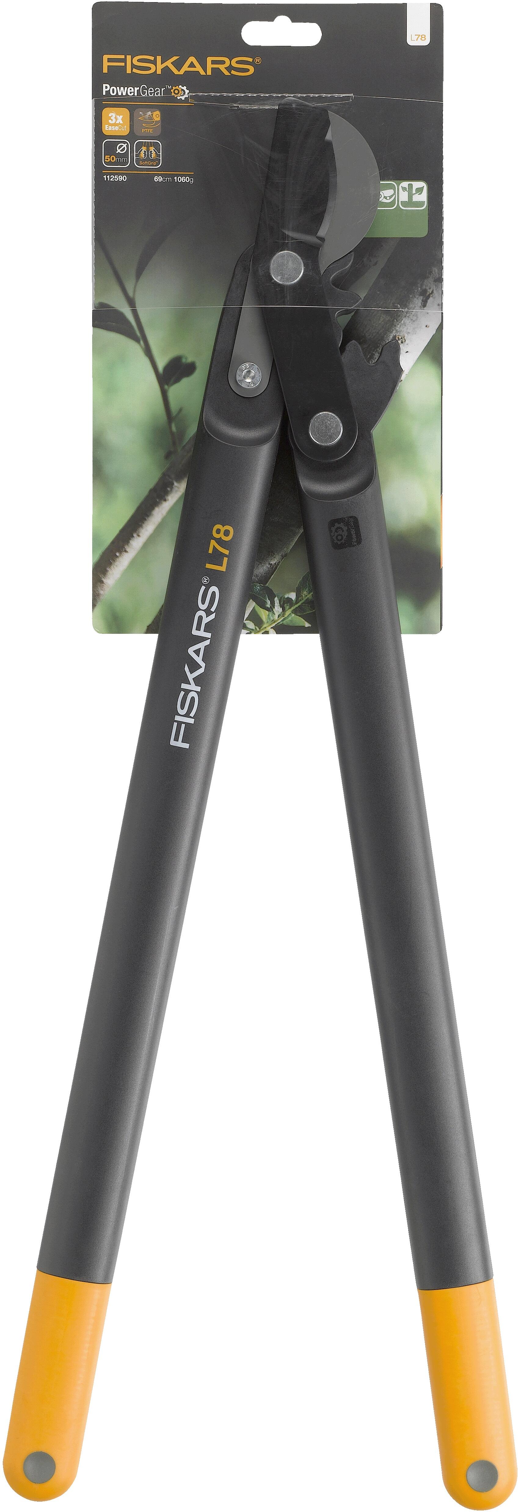 Coupe-branches FISKARS PowerGear™ crémaillère et lame franche L78 Ø50mm - 11