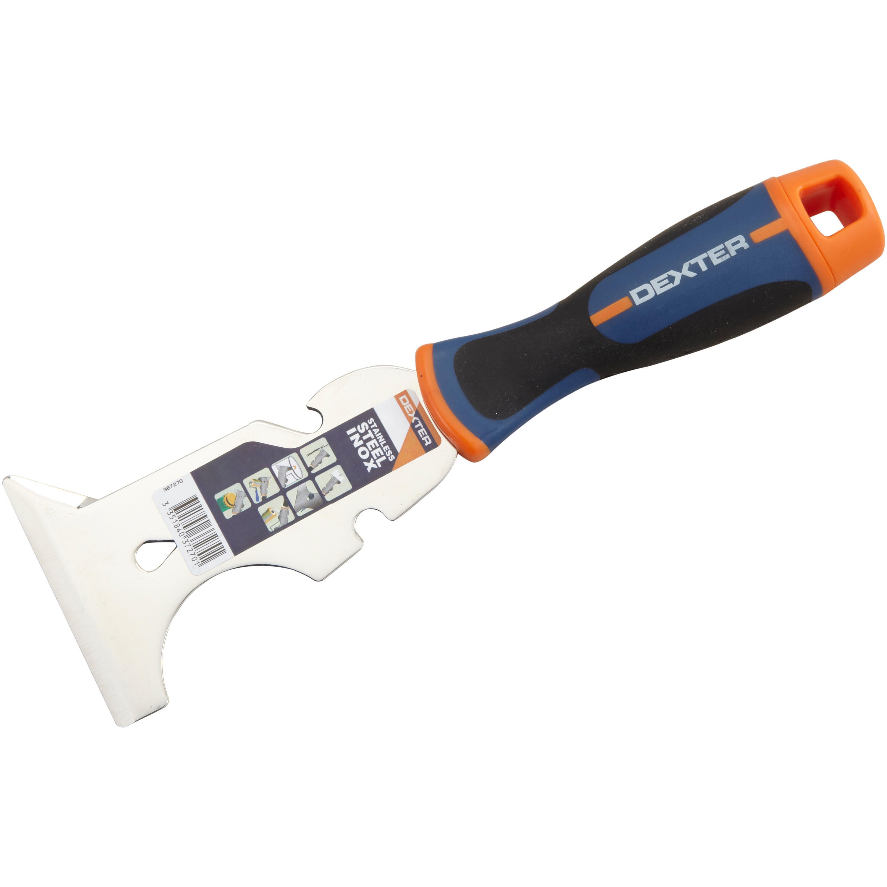 Couteau de plaquiste 7 en 1 en acier inoxydable DEXTER, 76 mm - 3