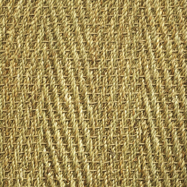 Echantillon jonc de mer beige moyen Chevron