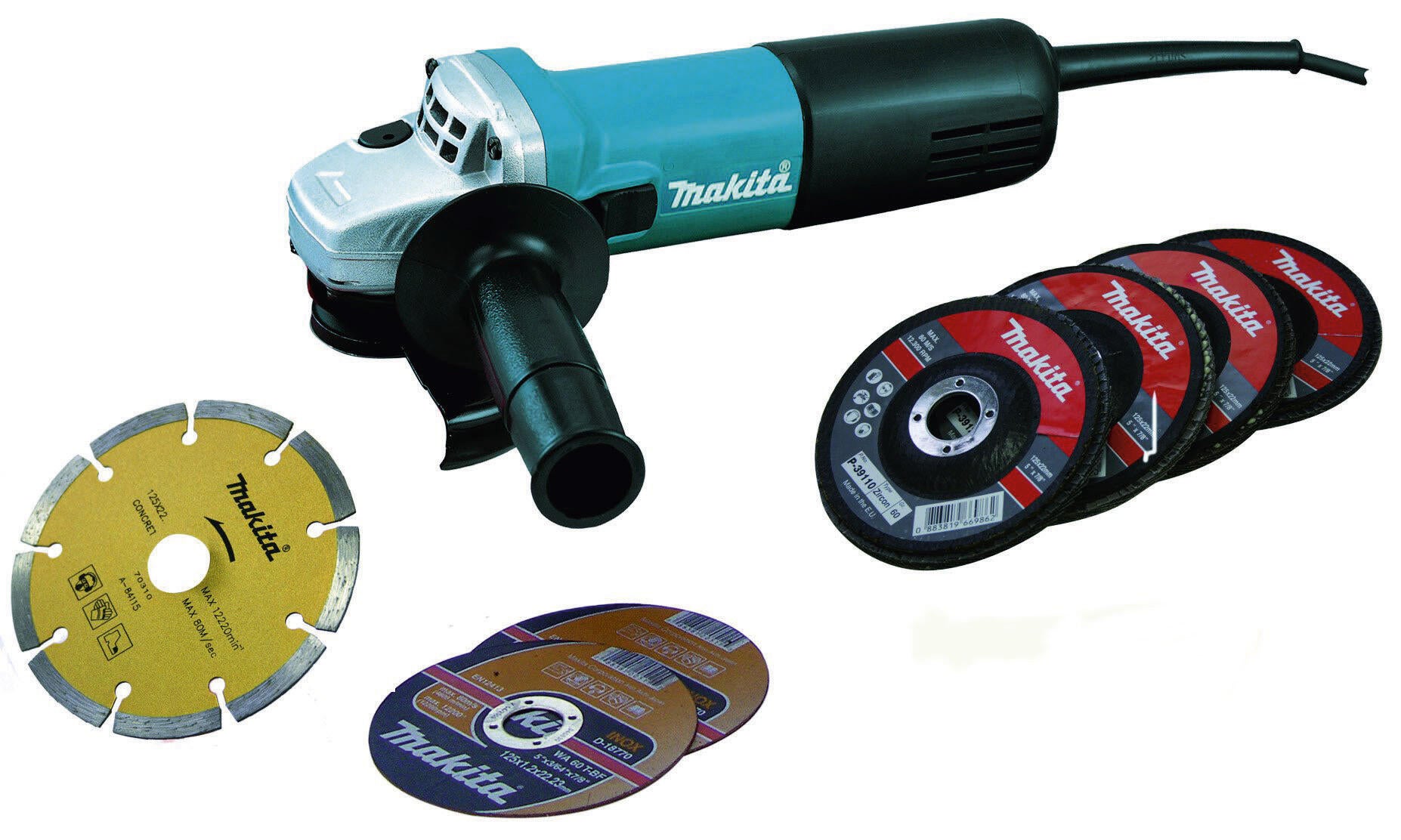 Meuleuse d'angle filaire 125mm MAKITA, Ga5030rsp6, 720W - 3