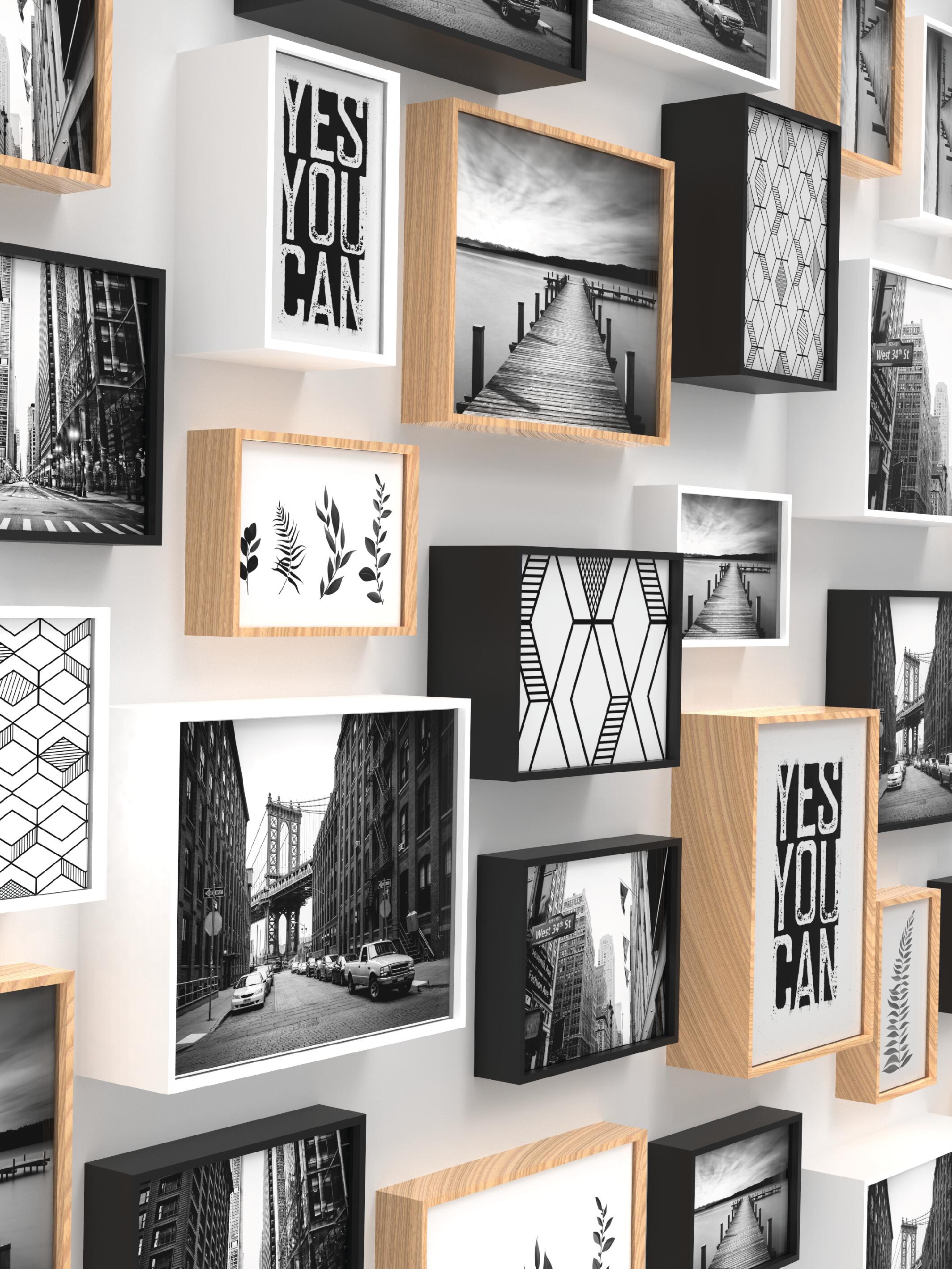 Collage di cornici per foto personalizzate per la Giornata