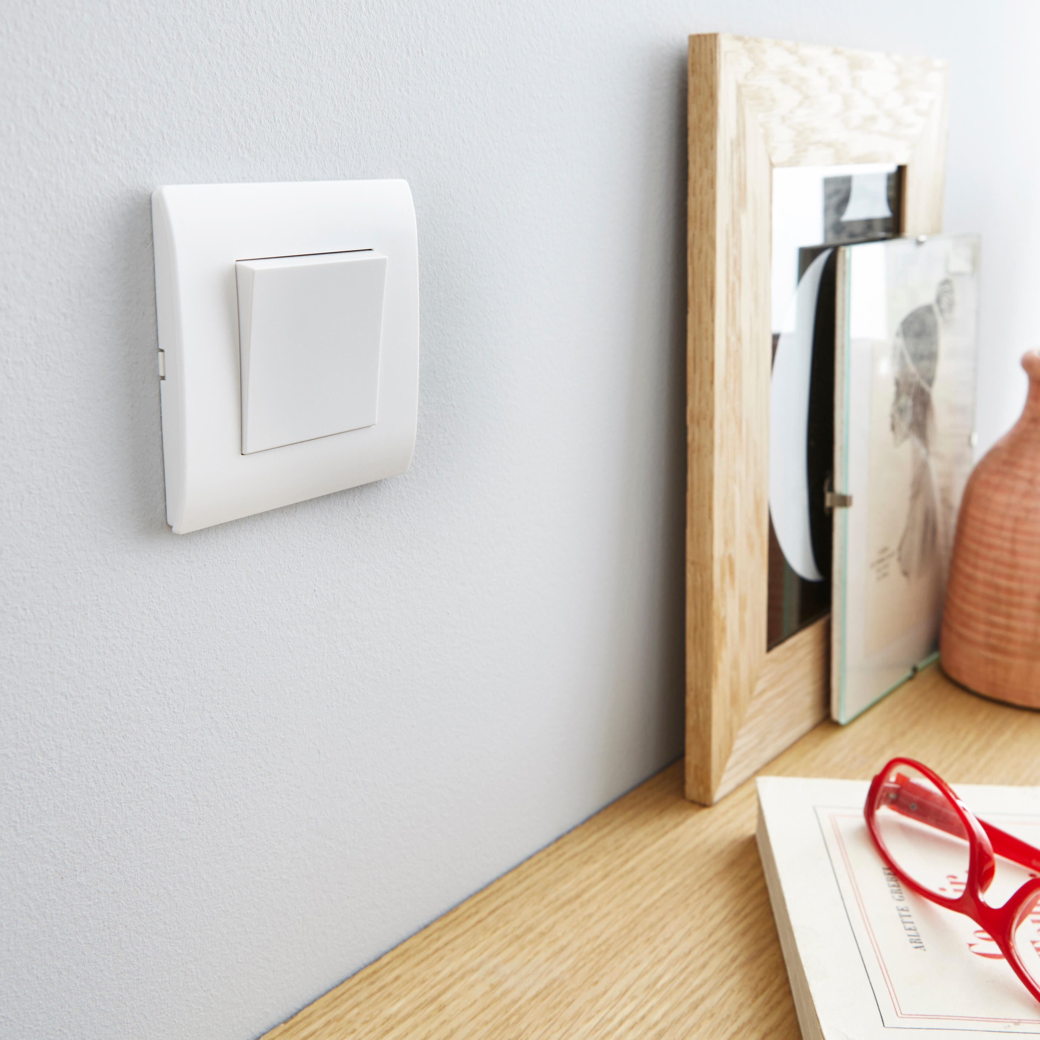 Interrupteur va-et-vient Mirage, blanc - 2