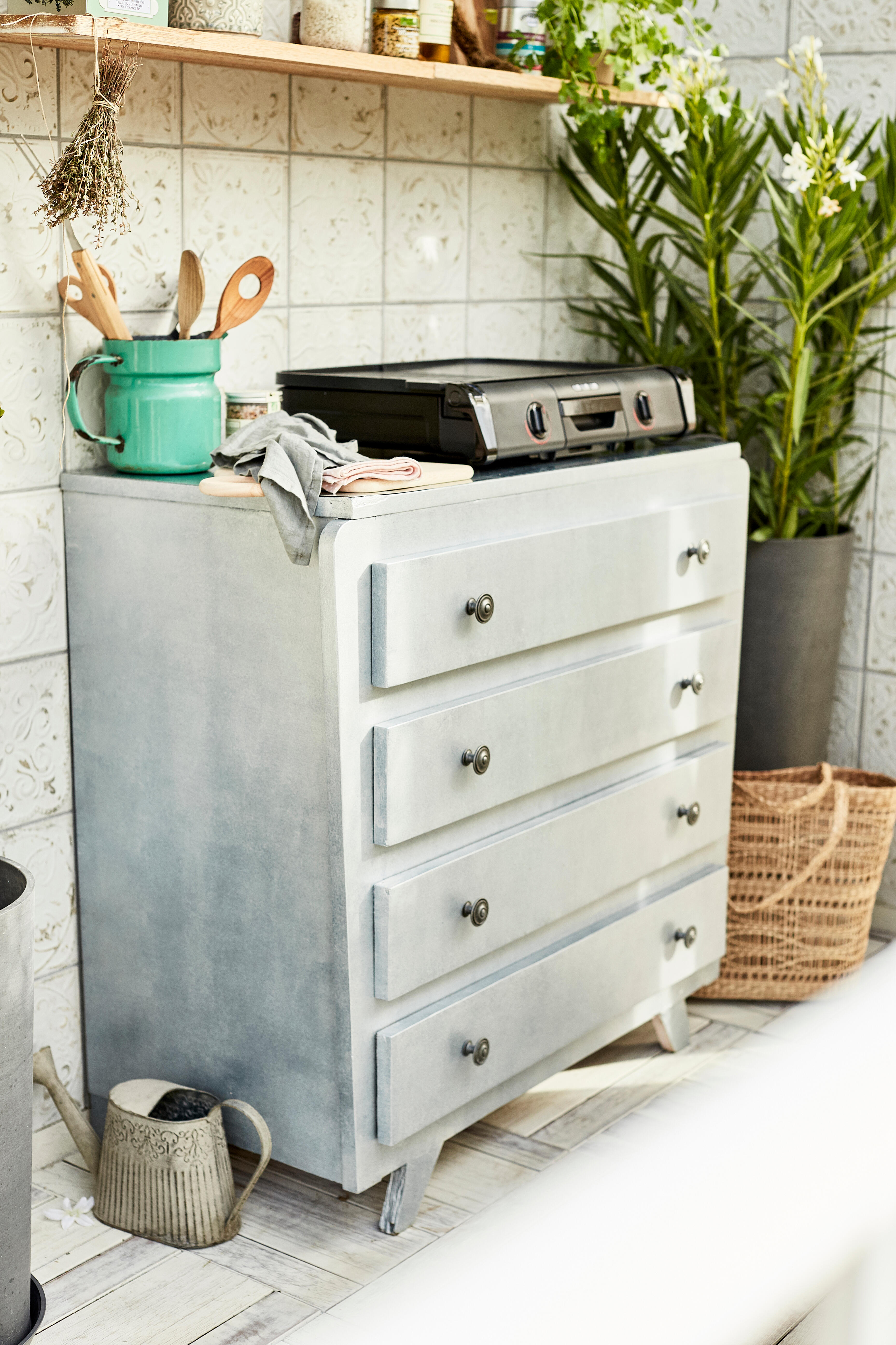 Carrelage mural effet ciment blanc mat l.20 x L.20 cm Victoria FRASSINORO GRESMA - 4