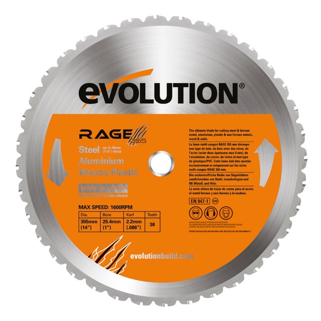 Lame EVOLUTION Lamrage2 355 mm multi-usages