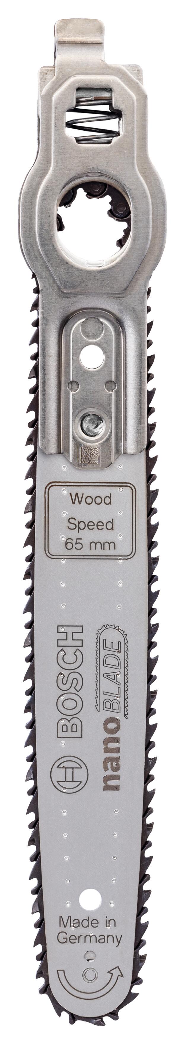 Bosch NanoBlade Bois Speed 65 + 50 – Lames Ultra Rapides Sans Vibration Pour EasyCut & AdvancedCut