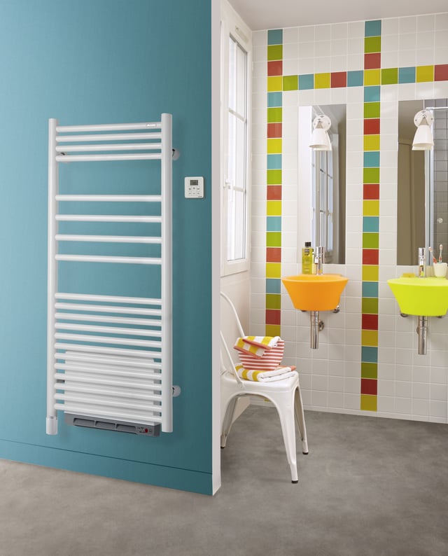 Sèche-serviettes électrique avec soufflerie ACOVA Angora air 500 + 1000W