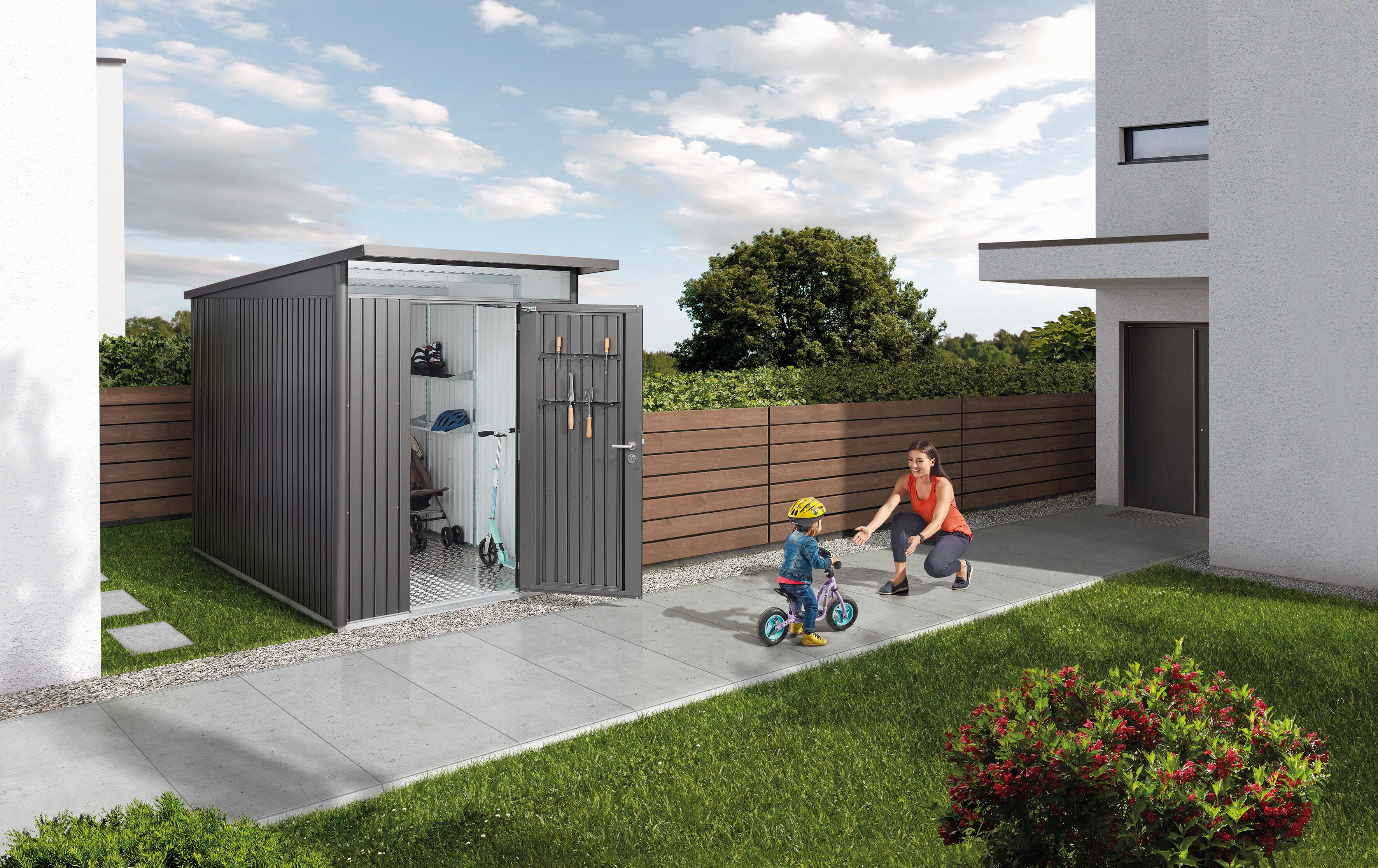 Abri de jardin acier BIOHORT 17020 Ep.0.5 mm, 4.68 m² - 2