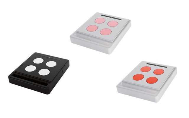 Kit 3 télécommandes radio 4 touches pour toute motorisation, NICE HOME Eccokit