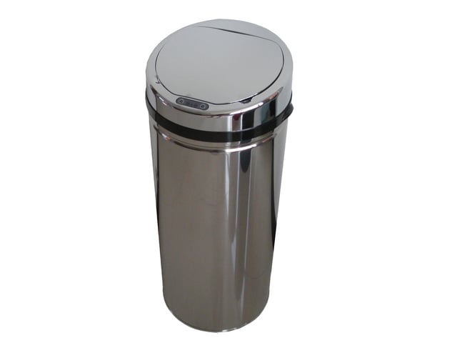 Poubelle de cuisine 42L automatique SELEKTA Sensor acier inoxydable gris