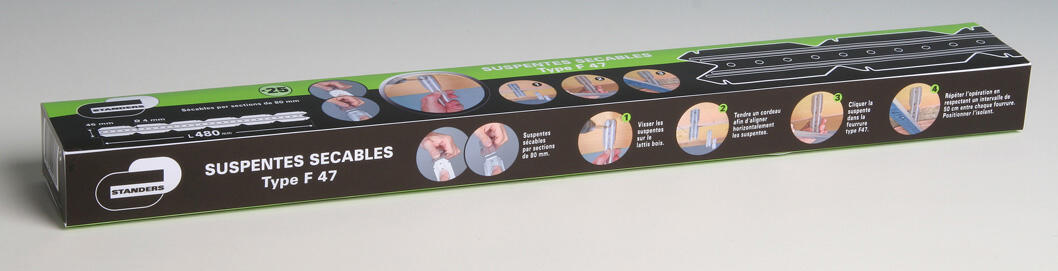 Lot de 25 suspentes longues, STANDERS, 480 mm-47 - 2