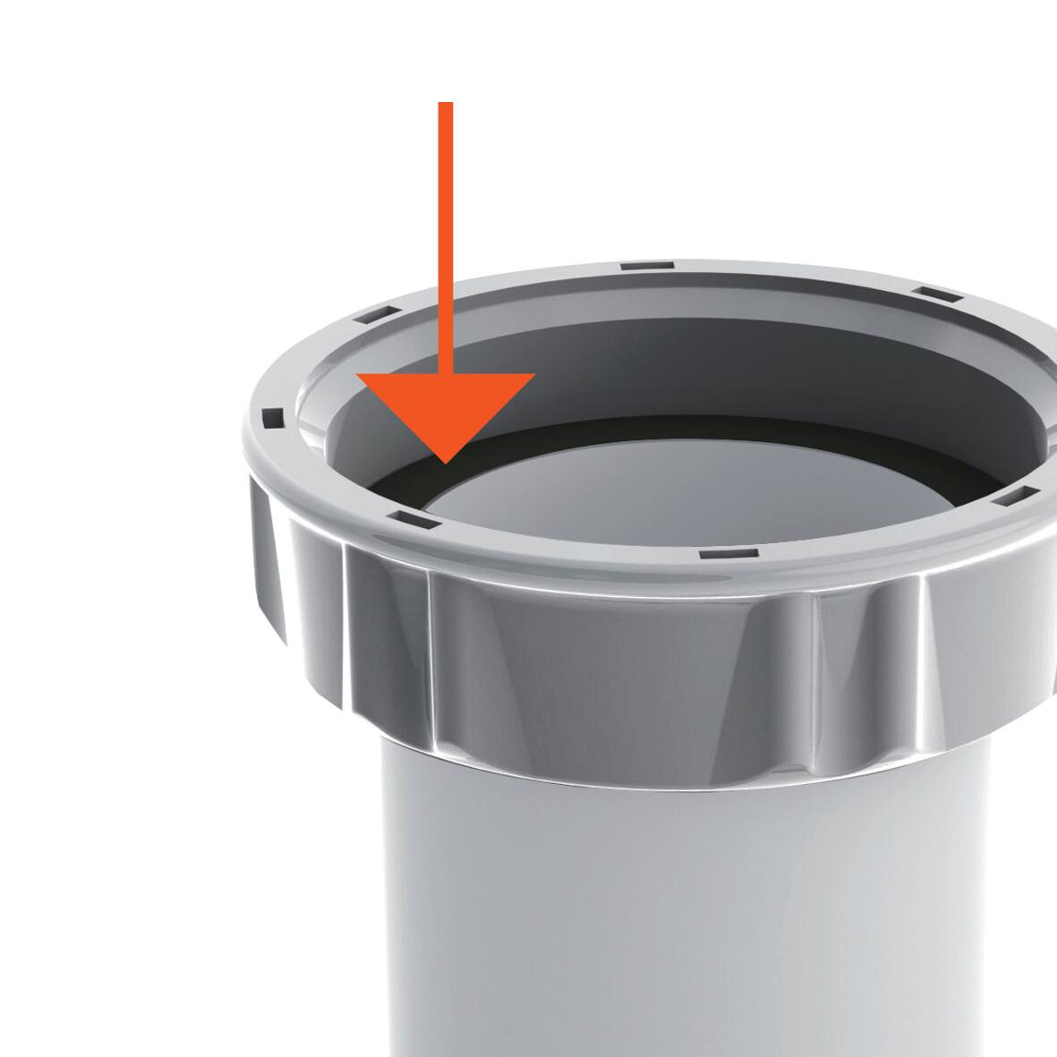 Siphon pour lavabo recyclé Diam.1