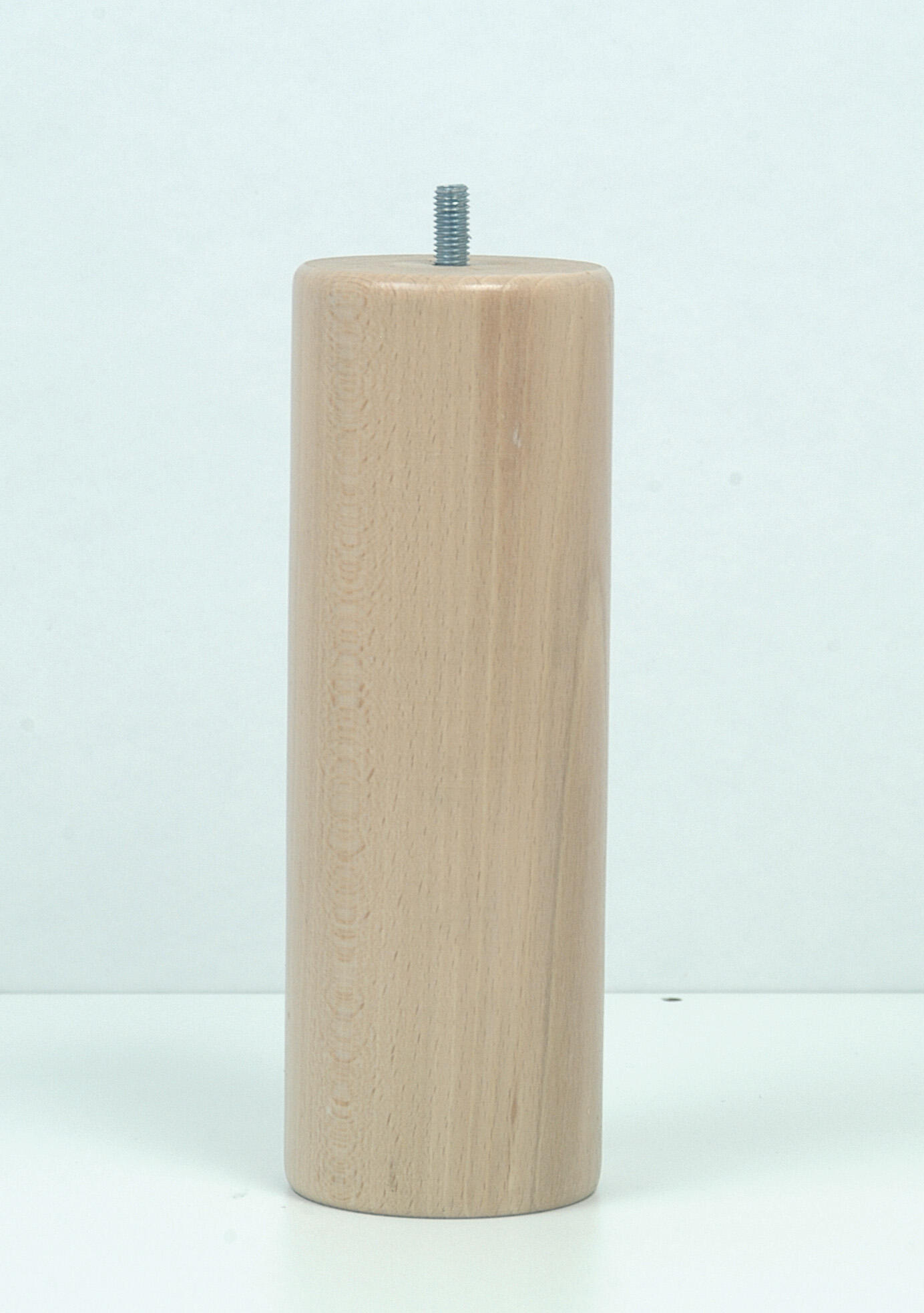 Pied de lit cylindrique hêtre verni H.20 x Diam 6,8 cm CIME - 3