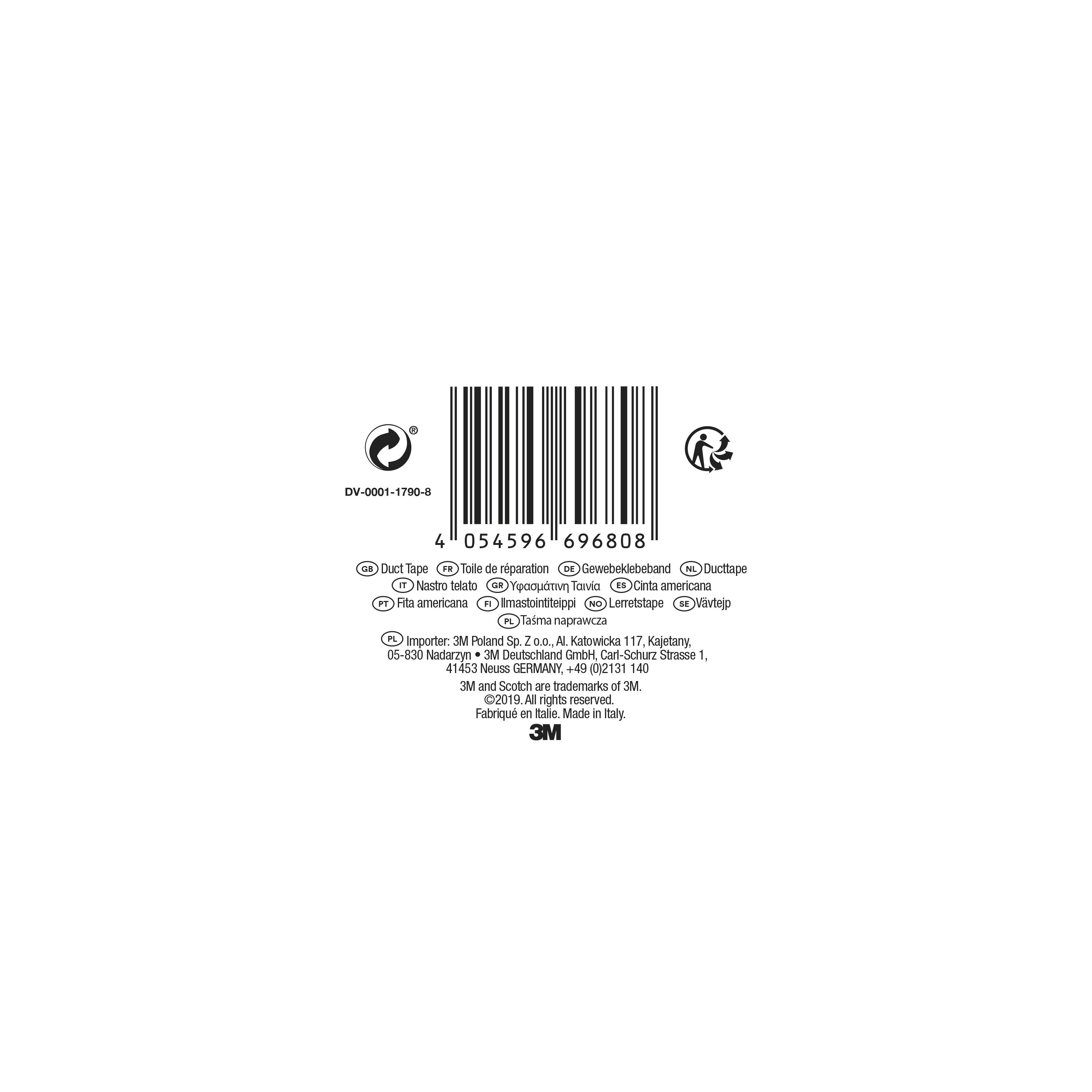 Adhésif de réparation Universal SCOTCH L.50 m x l.48 mm noir - 4