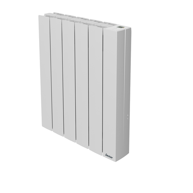 Radiateur électrique à inertie fluide 1000 W SAUTER Orosi horizontal blanc