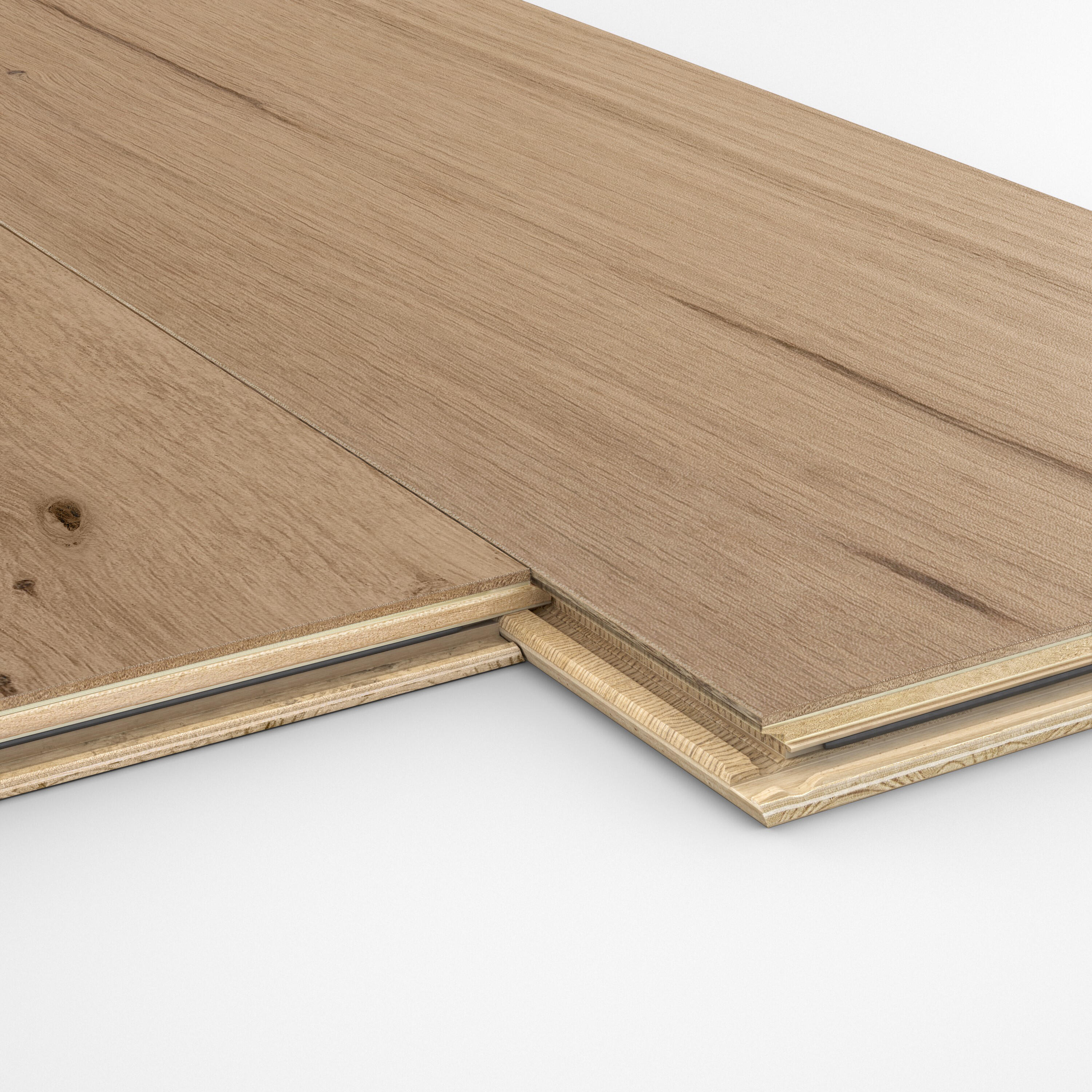 Parquet contrecollé chêne naturel bohème vitrifié XL BARLINEK, l.18 cm - 4