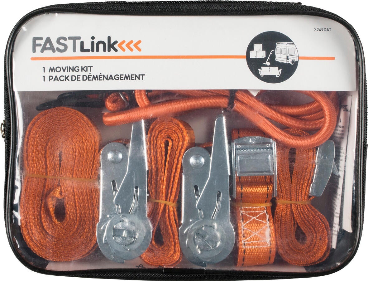 Assortiment sangles de déménagement kit arrimage MASTERLOCK L.0.25 m x l.180 mm - 6