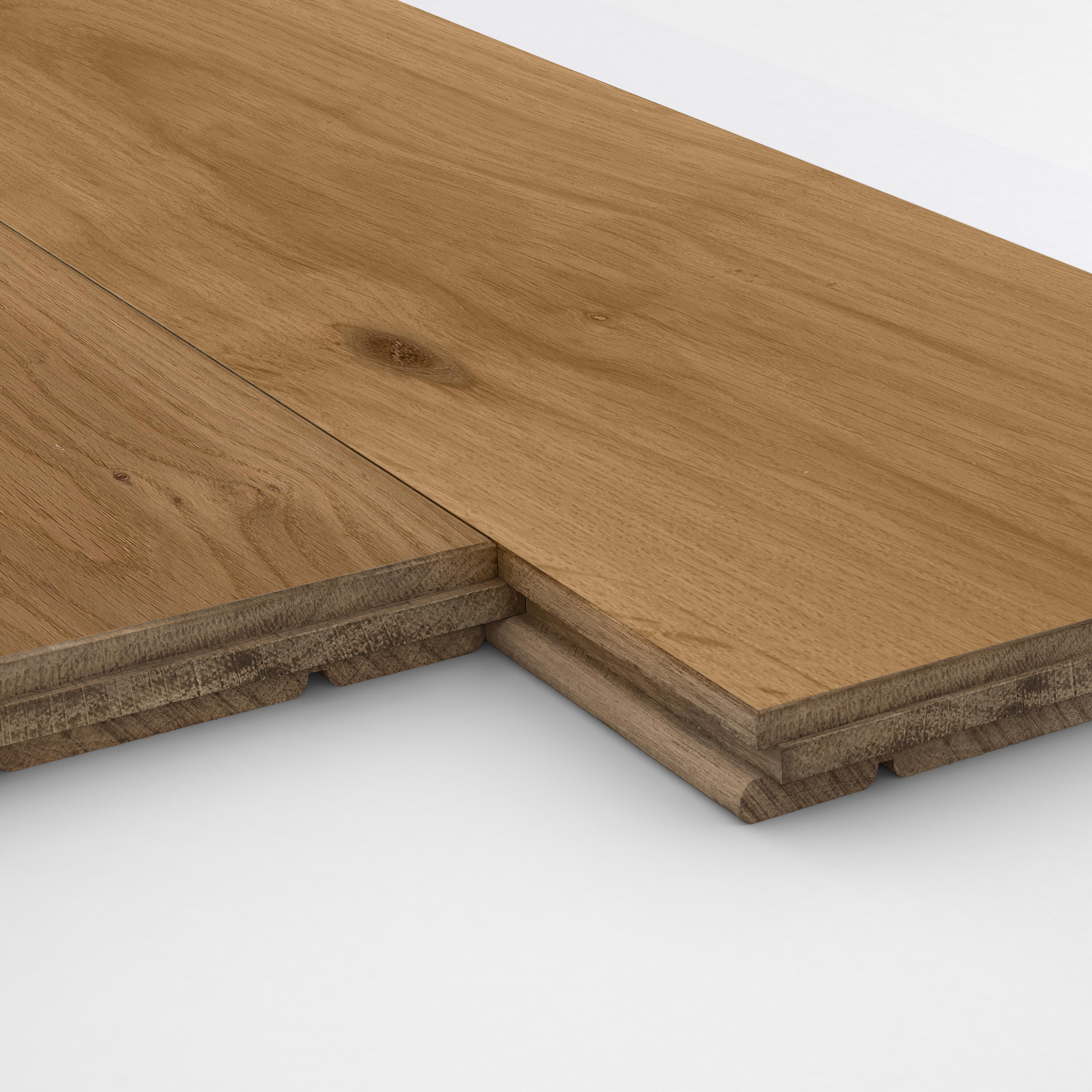 Echantillon Parquet massif chêne blond vitrifié M ARTENS - 3