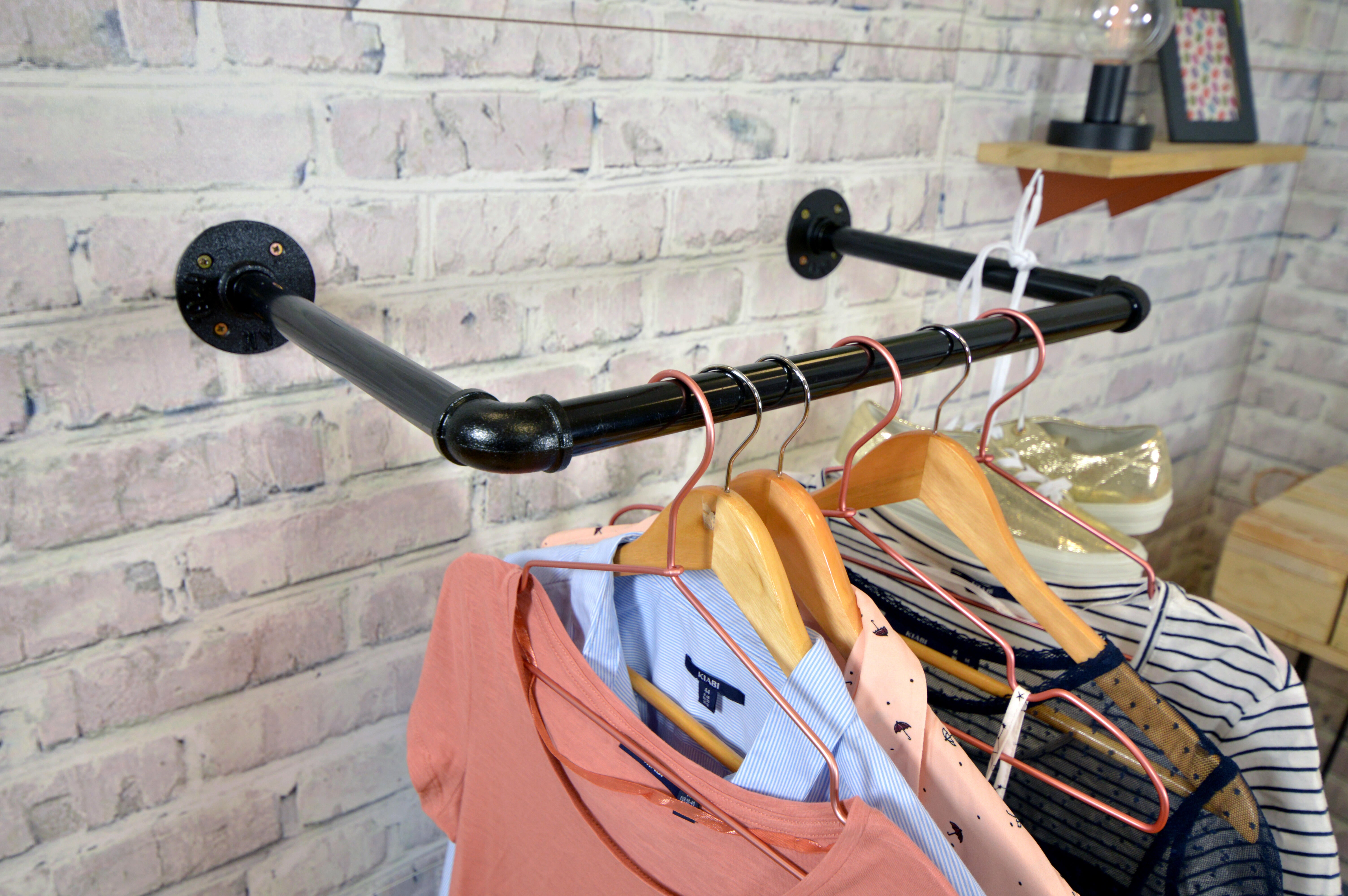 Bouchon rentrant pour tube de penderie MyTube D25 mm rond noir - 5