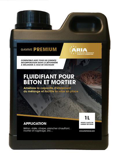 Fluidifiant pour béton et mortier, 1 litre