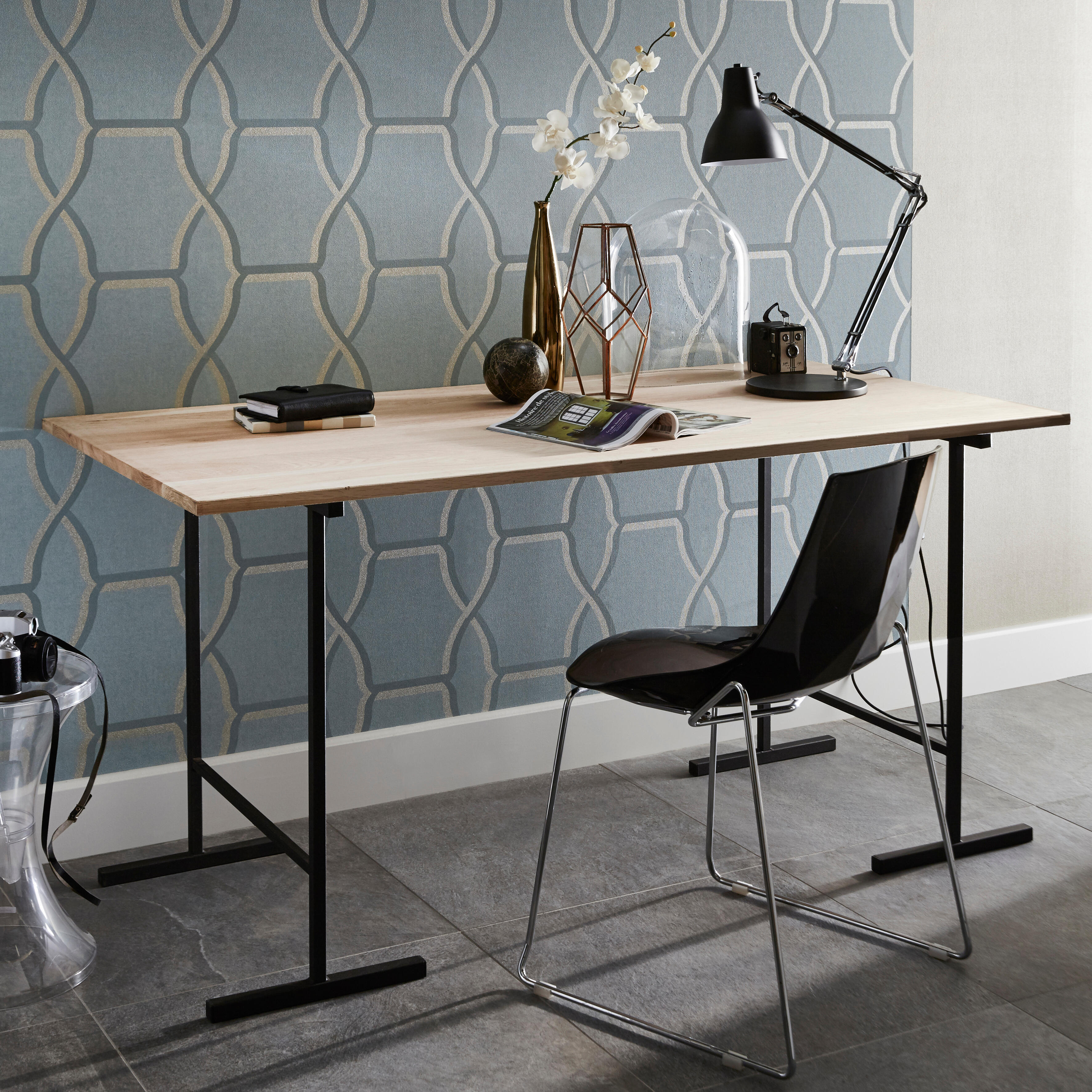 Plateau de table chêne pleine lame, L.160 x l.80 cm x Ep.22 mm - 2