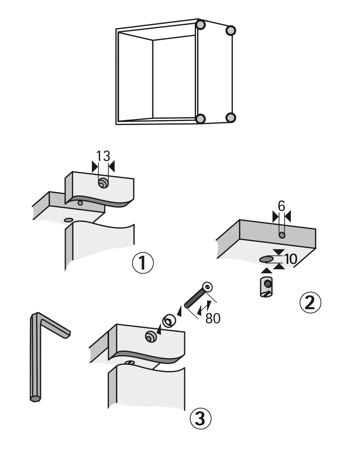 Lot de 8 Jonction HETTICH - 4
