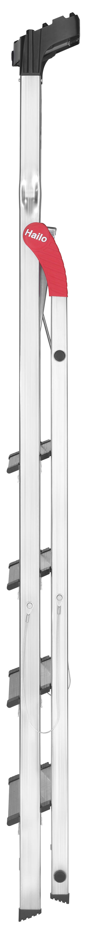 Escabeau aluminium HAILO 5 marches - 2