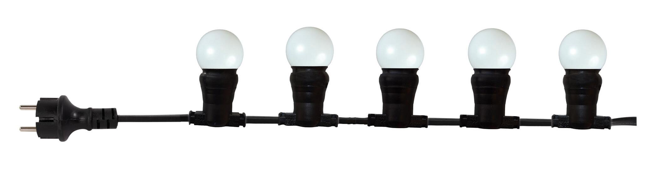 Guirlande extérieure 10 ampoules B22 blanc chaud 500 lumens Pro 10m TIBELEC - 9