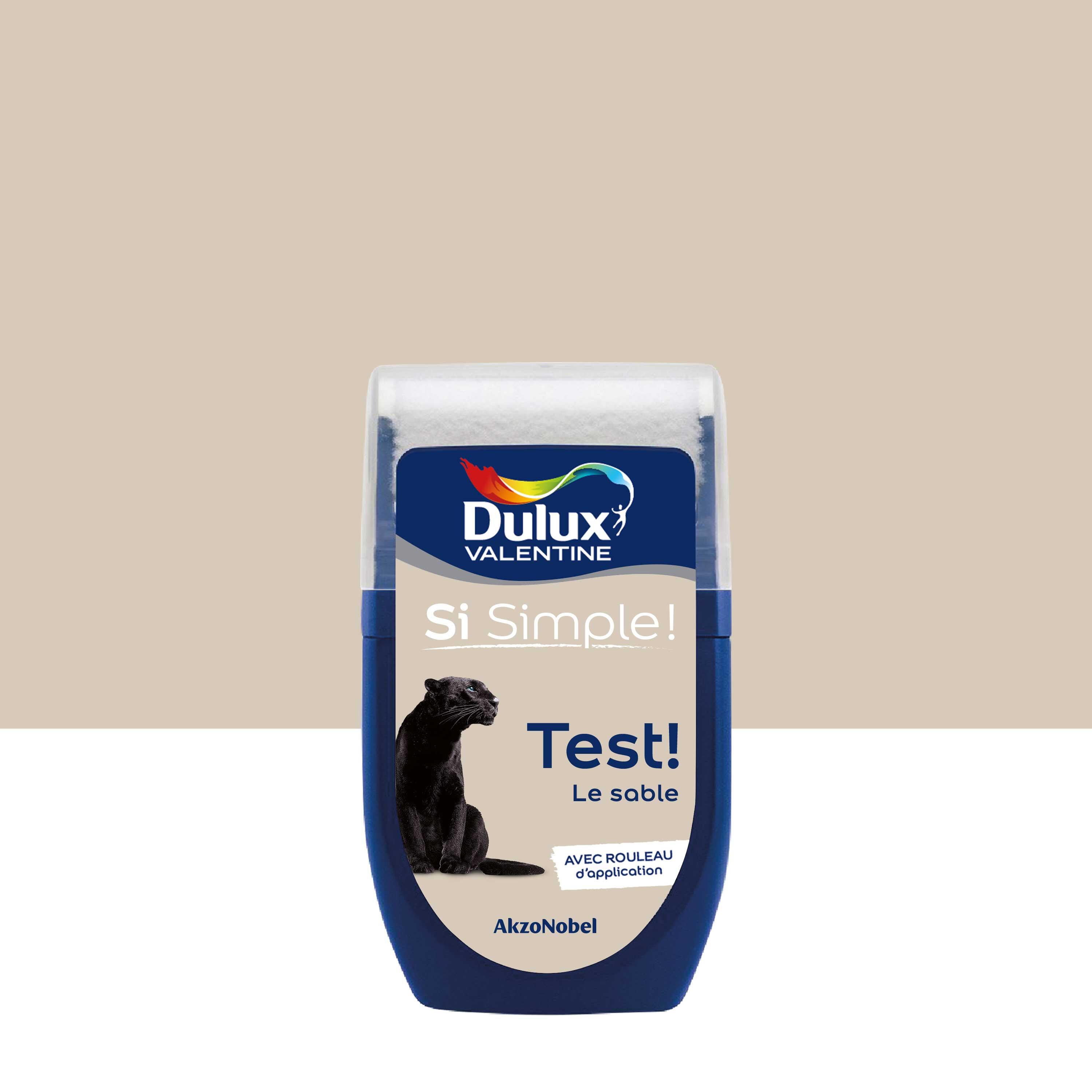 Testeur peinture mur, boiserie sable satin DULUX VALENTINE Si simple ! 0.03L - 4