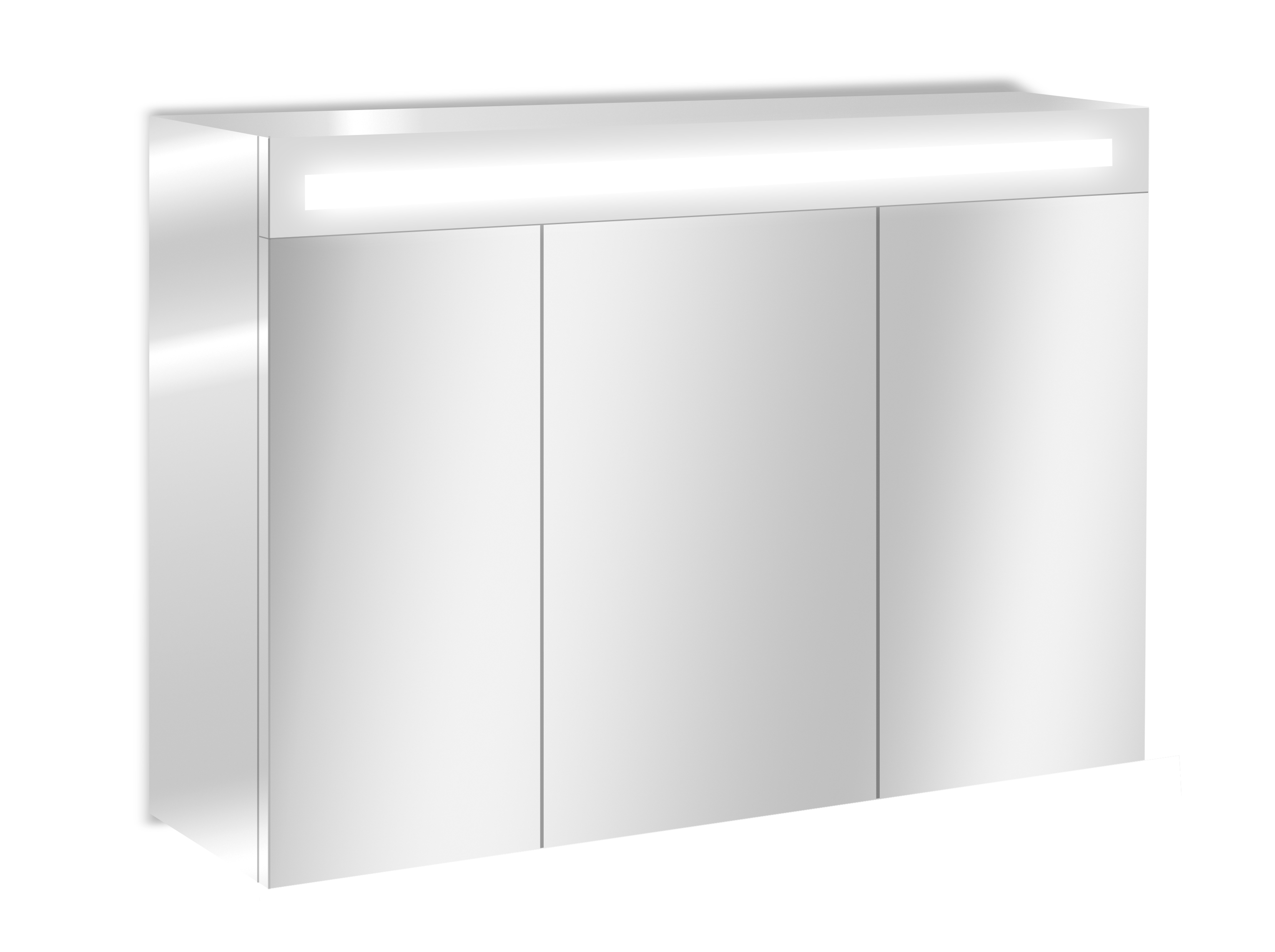 Armoire de toilette lumineuse l. 100 cm, chromé Giulia | Leroy Merlin