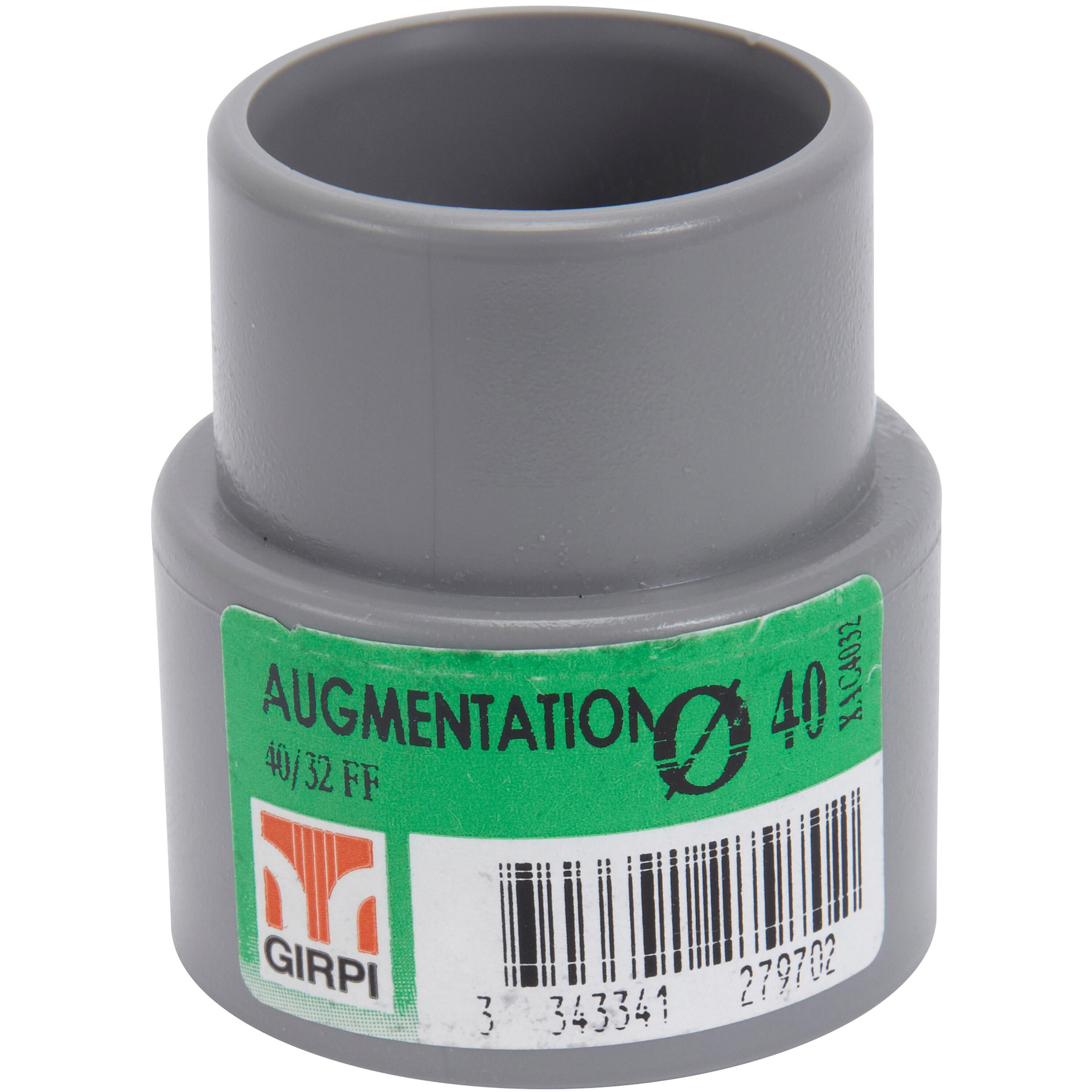 Augmentation en pvc à coller, femelle / femelle, D.40 - 2