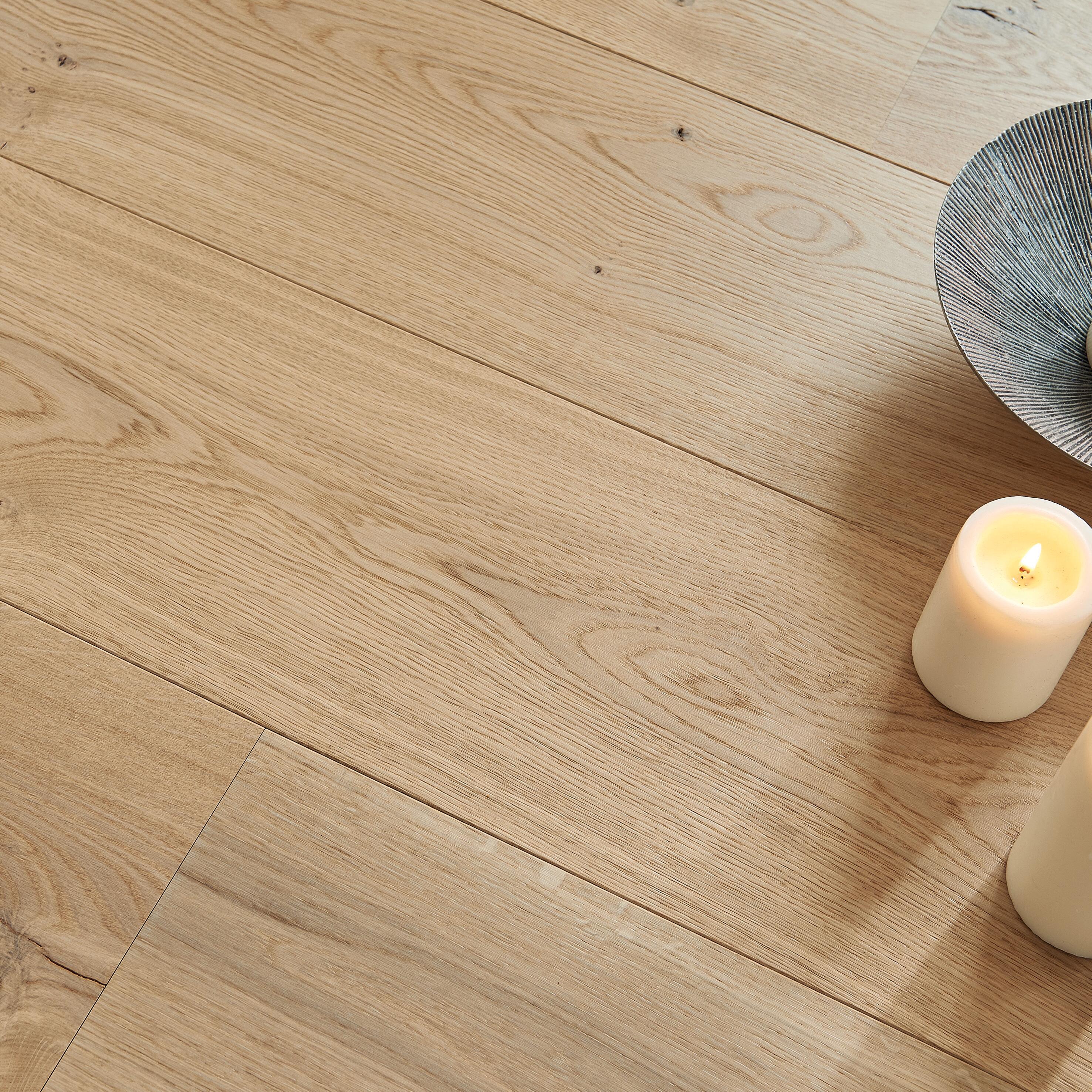 Echantillon Parquet chêne naturel vitrifié XXL BROCELIANDE By panaget - 2