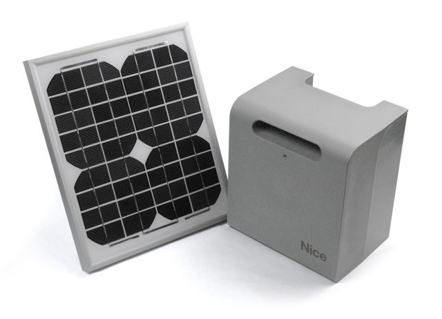 Kit d'alimentation solaire pour motorisation de portail, NICE HOME Solekit