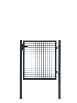 Portillon grillagé Garden+ gris, l.100 x H.100 cm