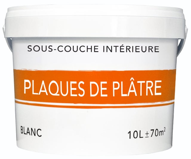Primaire plaque de plâtre blanc 10 L