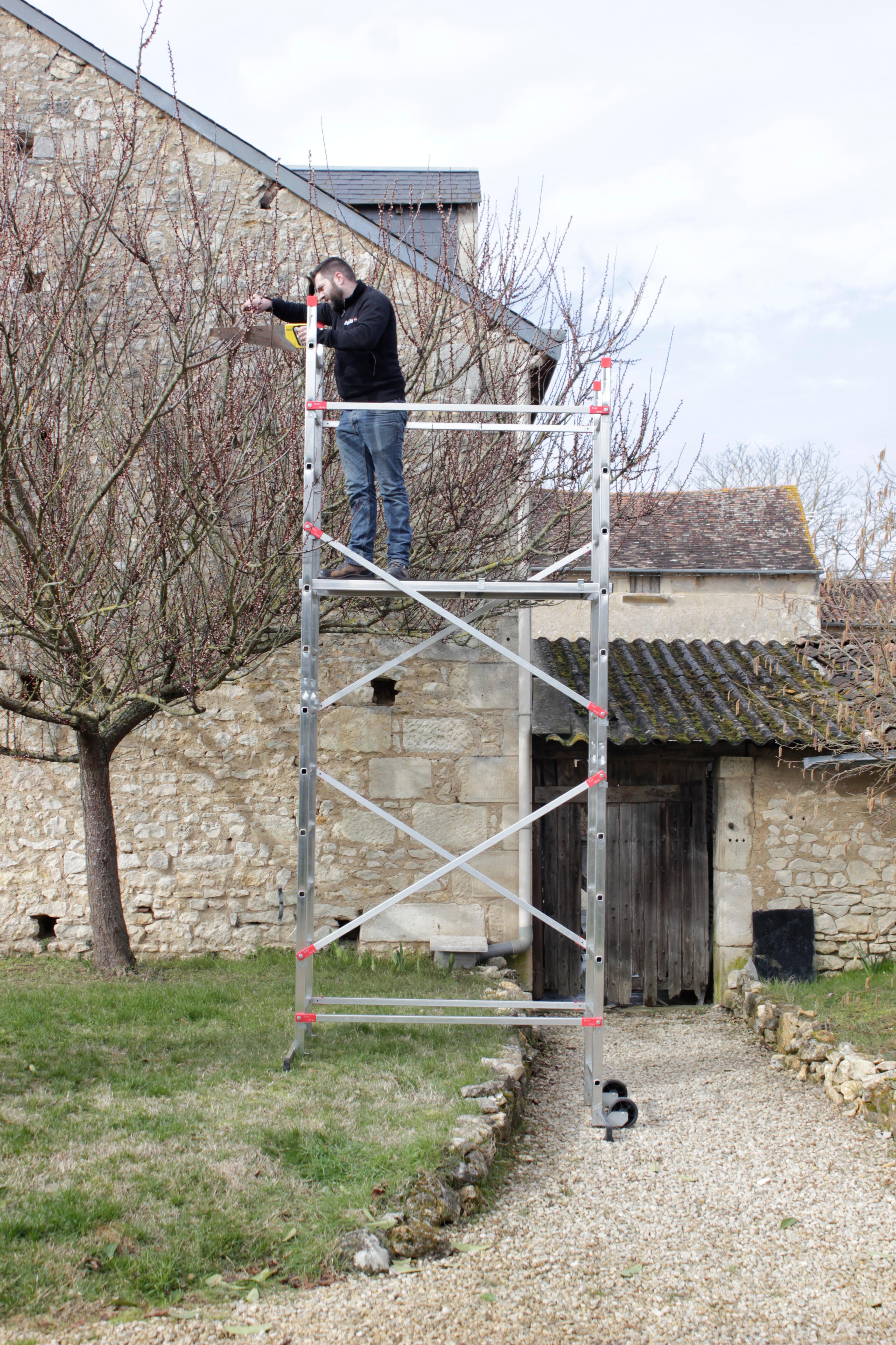 Echafaudage aluminium Fast & lock 5 HAILO - 6