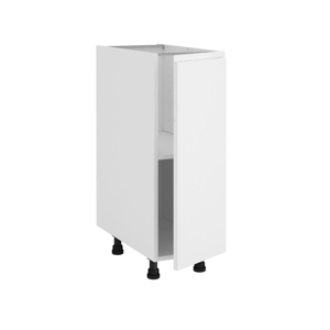 Meuble bas de cuisine Tokyo blanc mat 1 porte H77 x l30
