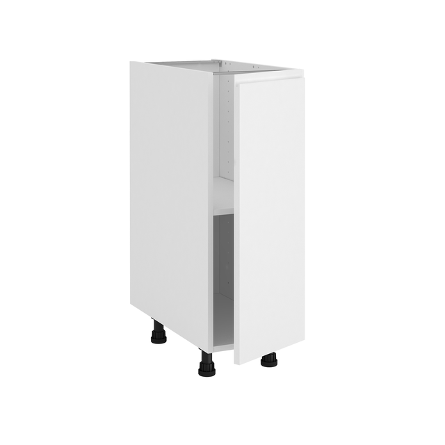 Meuble bas de cuisine Tokyo blanc mat 1 porte H77 x l30